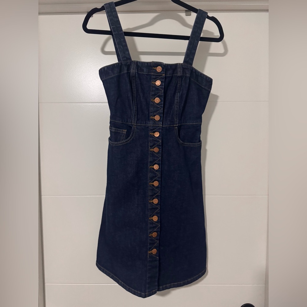 Madewell  Denim Dress with Button Detail